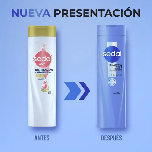 Sedal Shampoo Hialuronico + Vitamina A X 340ml