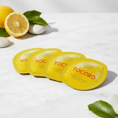 Tocobo Sachet Aha Bha Limon Tónico Iluminador – 5 Unidades Todo Tipo De Piel Noche