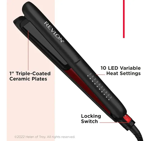 Plancha De Pelo Revlon Smoothstay Placa De 1” 230°c