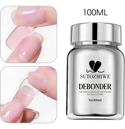 Kit Removedor De Adhesivo Para Uñas Brtavizvy 100ml Con