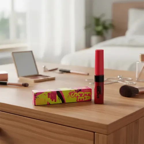 Lápiz labial líquido mate Red Love de Natura Faces, 5,5 ml, Red Love