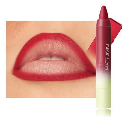 Delineador Lápiz Labial 2 En 1 Bingbrush 4#hot Shot