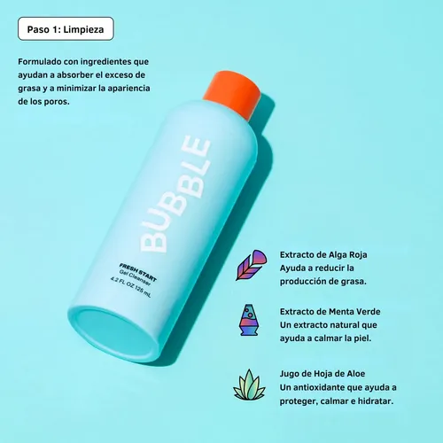 – Kit Bubble Skincare Starting Lineup Rutina 3 Pasos