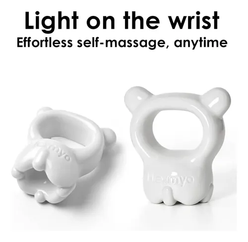 Anillo Gua Sha Cerámico Facial Y Corporal Blanco