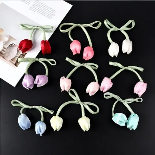 Accesorios Diy Para Diadema Con Tulipán Doble