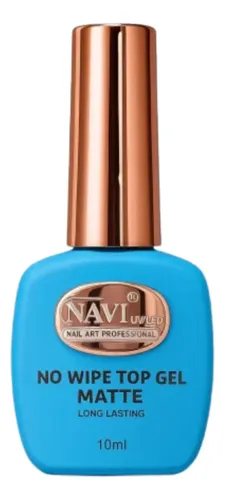 Top Coat Matte Navi 10ml Uv/led Efecto Mate Profesional