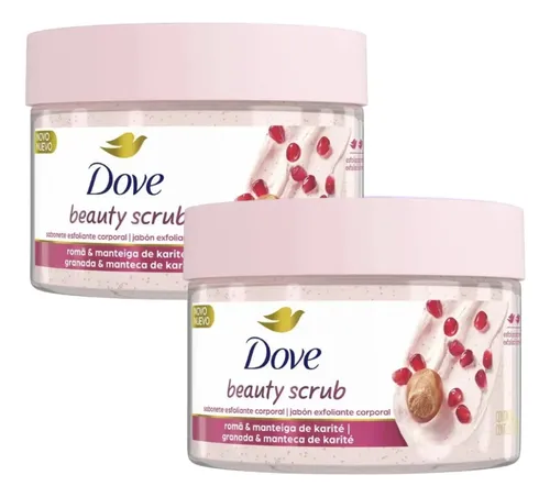 Pack X2 Dove Exfoliante Corporal Granada Y Manteca De Karité