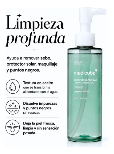 Medicube Limpieza Facial Zero Pore Blackhead Depp Oil