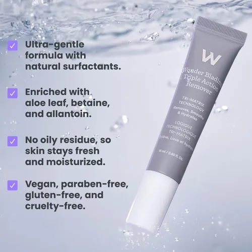 Desmaquillante Wonderskin Wonder Blading Triple Action 15ml