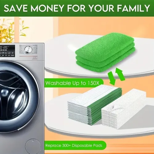 Kit Con 7 Almohadillas Removibles Y Reutilizables Para Green