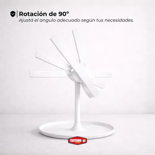 Combo Espejo Secador De Pelo Cepillo Eléctrico Belleza