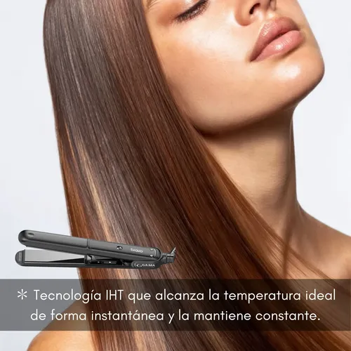 Plancha Pelo Gama Bravo Placas Titanio Oxy Active Antifrizz