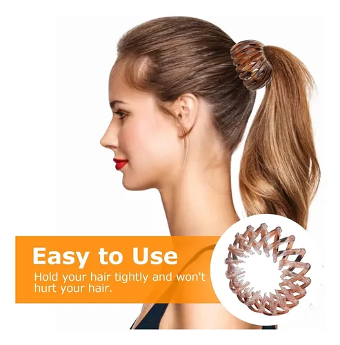 3 Cintas Para El Pelo Con Forma De Nido De Pájaro, Pinza Aut