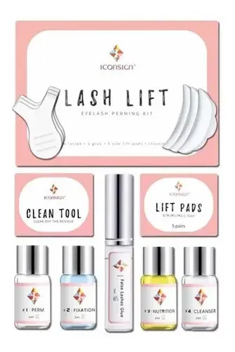 Kit Para Permanente Pestañas Lifting Completo Iconsign Lash