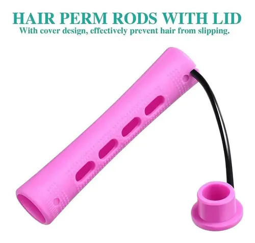 Juego De 20 Rulos Para Cabello Y Varillas Para Permanente