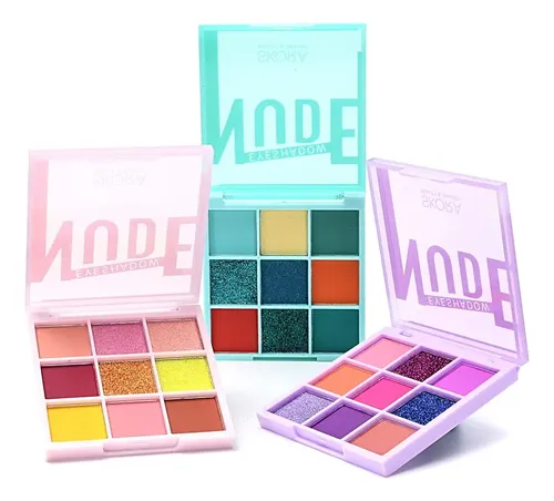 Sombras Para Ojos Eyeshadow Nude Estuche Verde Agua 3 39550