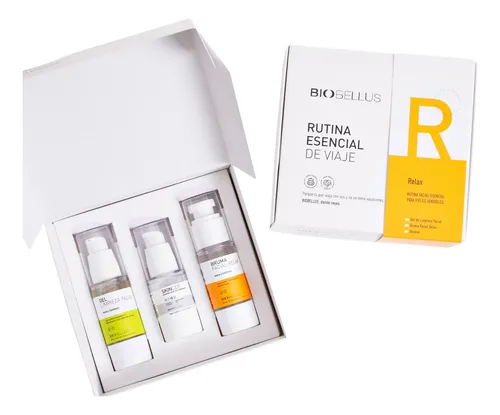 Rutina Facial Viaje Skincare Travel Kit Biobellus Relax