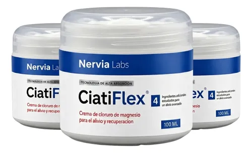 Crema Magnesio Ciatiflex Árnica Harpagofito 100ml Nervia 3×2