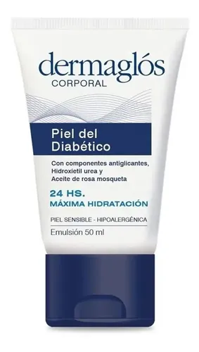 Emulsión Corporal Dermaglós Piel del Diabético Hidratante y Suavizante para Cuerpo y Pies 50 mL