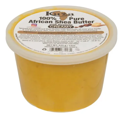 Manteca De Karité Kuza 100% Africana Con Borututu Para Piel,