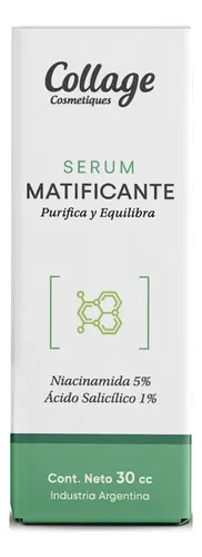 Serum Matificante Niacinamida 5% Salicilico 1% 30cc Collage