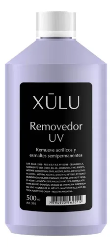 Pack X6 Removedor De Esmalte Semipermanente Uv 500cc Xúlu