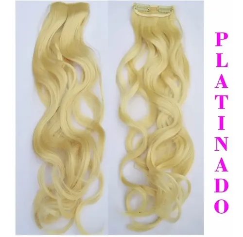 Cortina Extensiones Simil Natural X 2 Piezas Rubio Miel