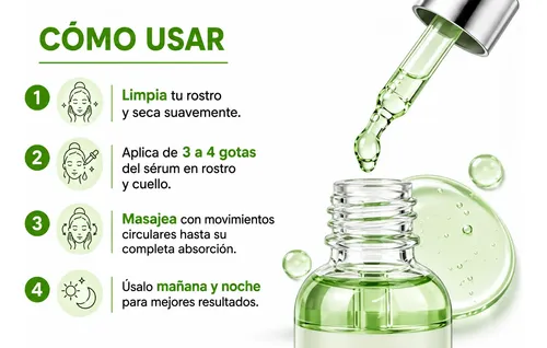 Serum Facial Ácido Hialurónico 4 En 1 Niacinamida Mely Mixta
