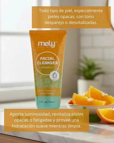 Limpiador Facial Mely 100 Ml Para Todo Tipo De Piel X Unid Momento de aplicación Día/Noche Tipo de piel Mixta