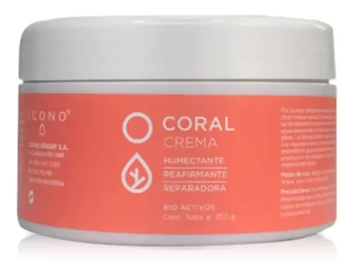Crema Coral Humectante Reafirmante Reparadora X 250 Icono Tipo de piel Todo tipo de piel
