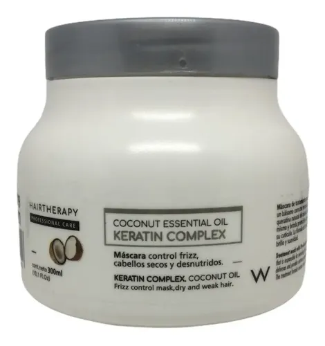 Máscara Capilar Keratin Complex C/aceite De Coco 300ml Wpro