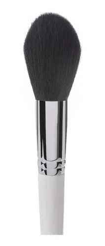 Brocha Maquillaje Polvos Multiuso Rubor Contorno Blanco