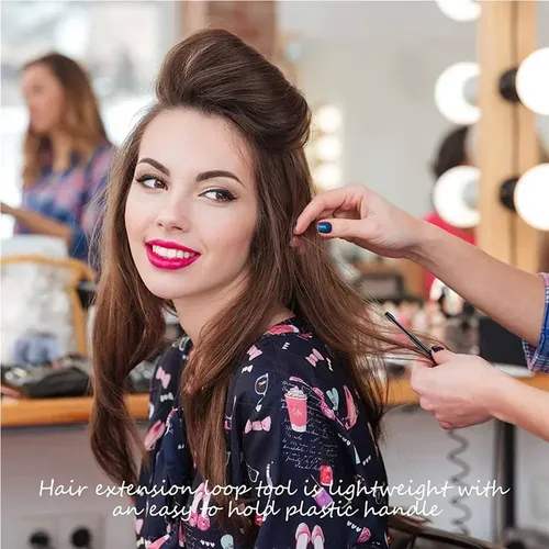 . 30 Extensiones De Cabello, Enhebrador, Gancho Y