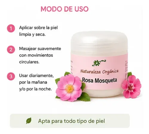 Crema Artesanal De Rosa Mosqueta