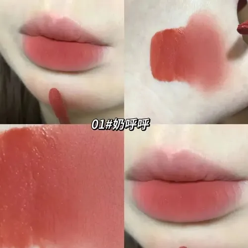 Labial Liquído Mate Terciopelo Bunny Llavero Gege Bear Kawai Color 01
