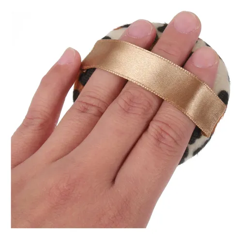 Maquillaje En Polvo Para Niña Con Estampado De Leopardo, 4 U