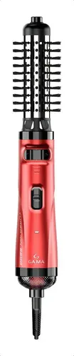 Cepillo Giratorio Secador Ga.ma Profesional Turbo Ion 2600 Color Rojo