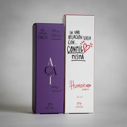 Set Regalo Mujer Natura Perfume Humor Proprio 25ml Y Crema
