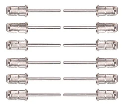 12 Brocas De Hierro De Primera Calidad Para Limas De Uñas, L