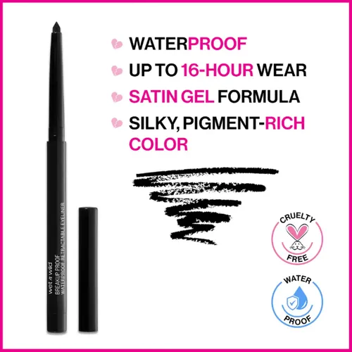 Delineador Ojos A Prueba De Agua Waterproof Wet N Wild Color BLACKEST