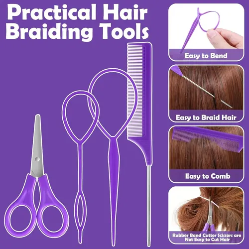 Juego De Accesorios Para El Cabello Niñas Auroray 2194