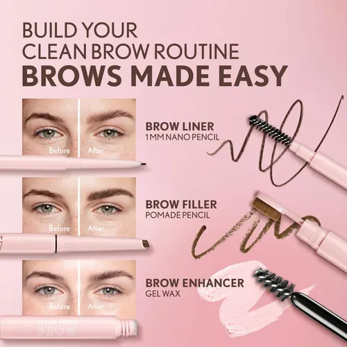 Gel Para Cejas Covergirl Clean Fresh Brow 500 Marrón Medio