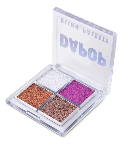 Bling Palette Dapop-paleta 4 Tonos- Glitter Autohaderente
