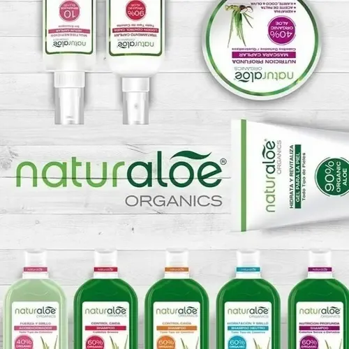 Naturaloe Shampoo Neutro Hidratación Y Brillo X 360ml Vegano