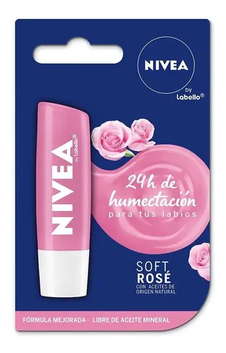 Protector Labial Nivea By Labello Soft Rosé 4,8g