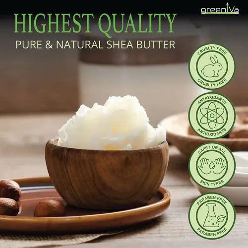 Manteca De Karité Greenive Cruda 100% Pura Orgánicamente Cul
