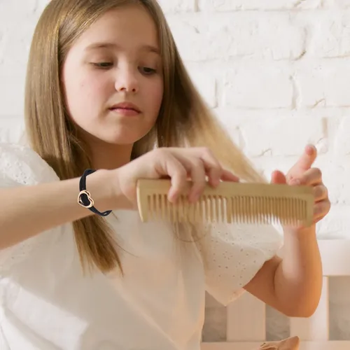 30 Cintas Elásticas Para El Pelo Con Decoración De Corazón,