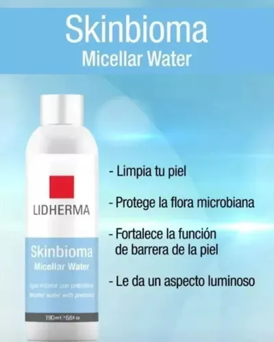 Lidherma Agua Micelar Skinbioma X190ml