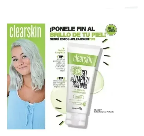 Set X 2 Clearskin Gel Exfoliante Gel Limpieza Profunda Avon