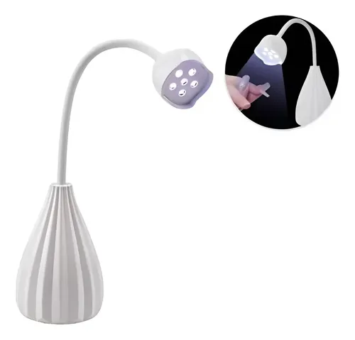 Cabina Led Portátil 12w Recargable Led Uv Press Soft Gel